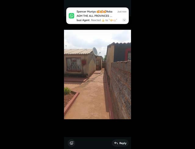 2 BEDROOM HOUSE FOR SALE IN VOSLOORUS EXT